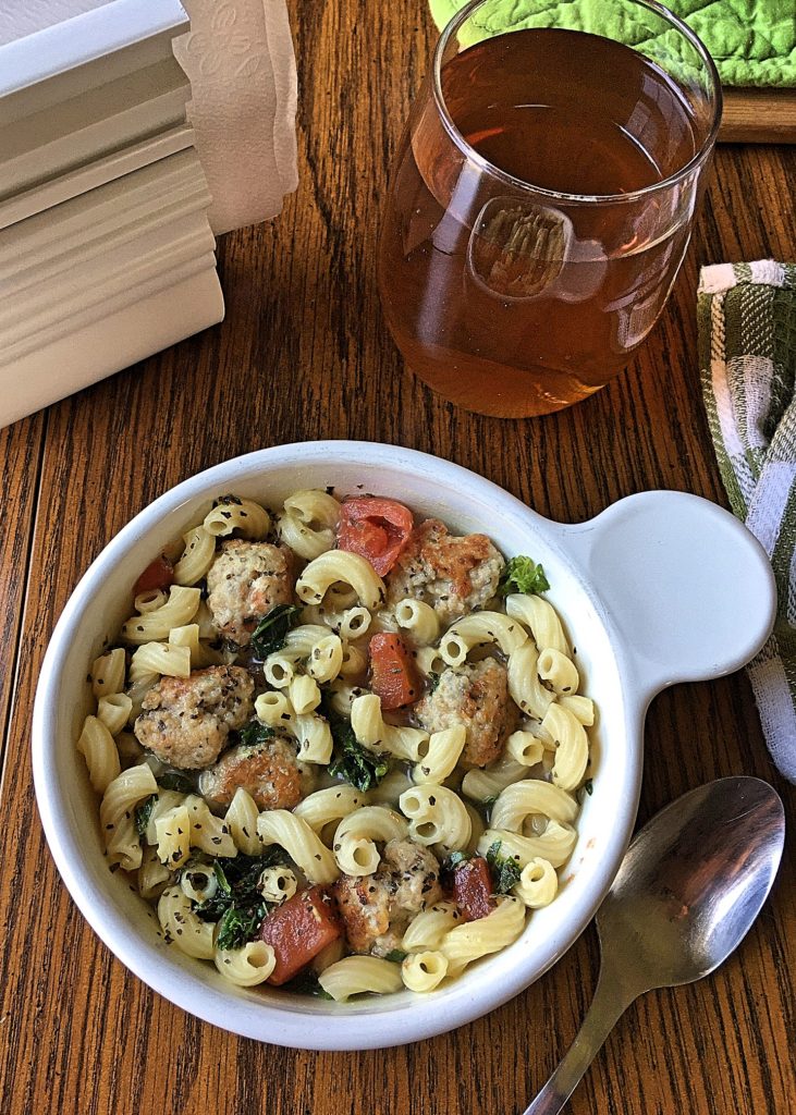 Chicken Meatball Pasta Soup