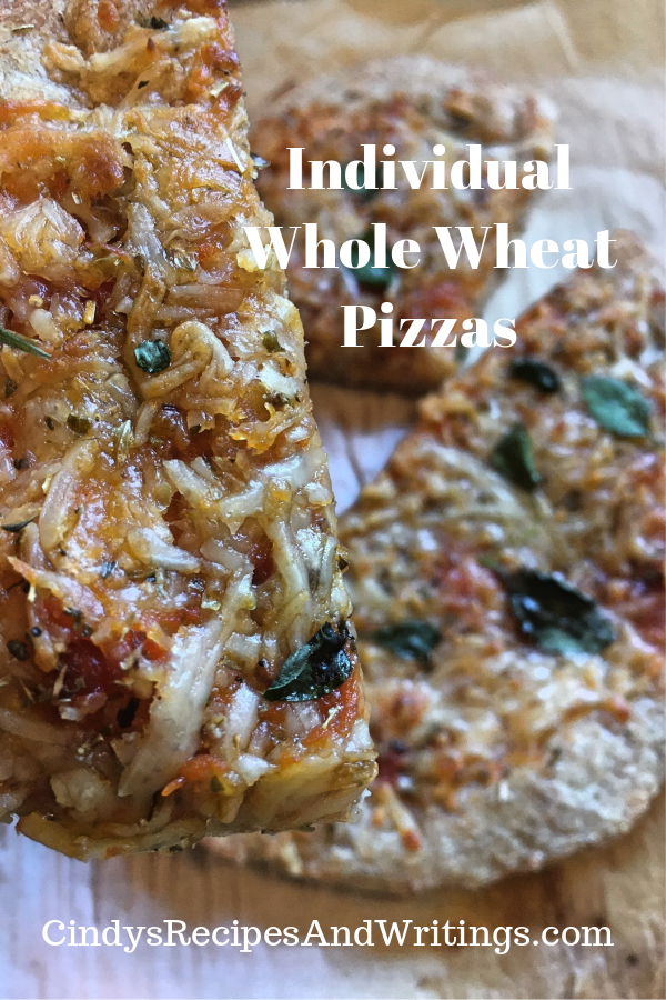 Individual Whole Wheat Pizzas