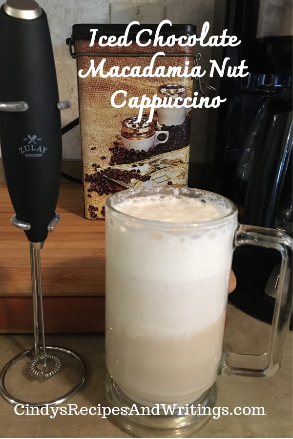 Iced Chocolate Macadamia Nut Cappuccino ZulayKitchen MilkBoss Giveaway