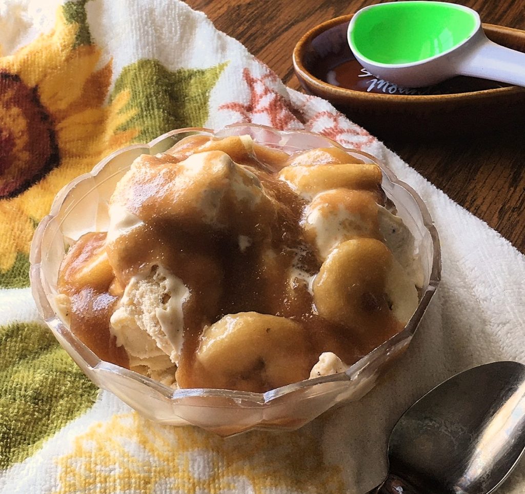 Easy Caramel Banana Sauce 