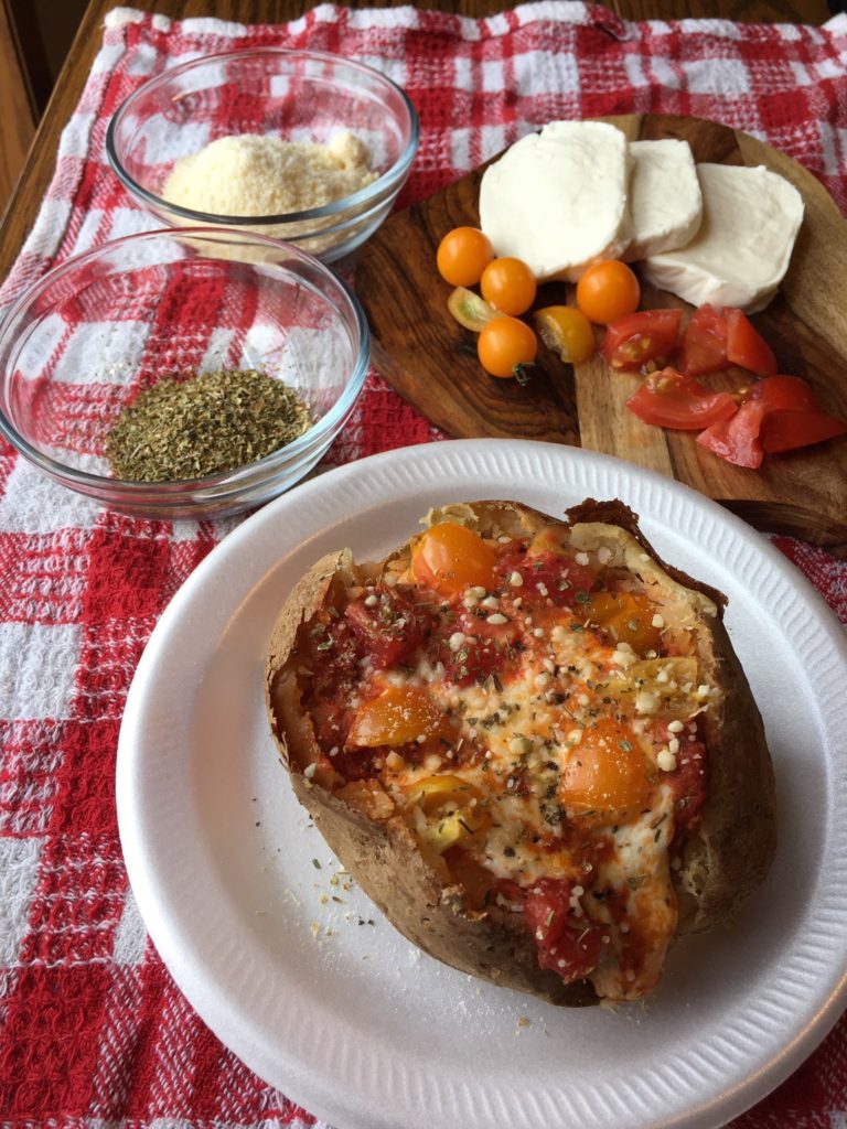 Pizza Style Baked Potatoes