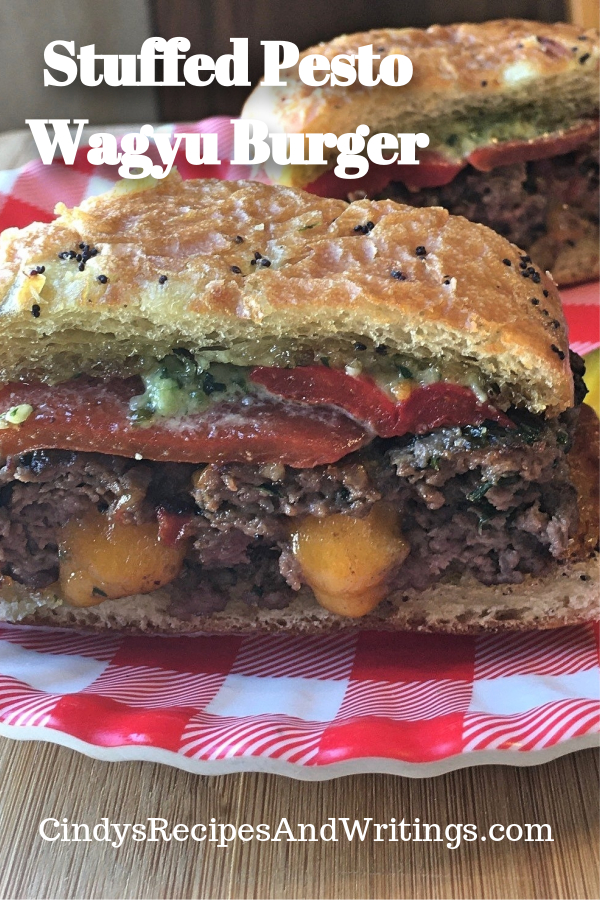 Stuffed Pesto Wagyu Burger