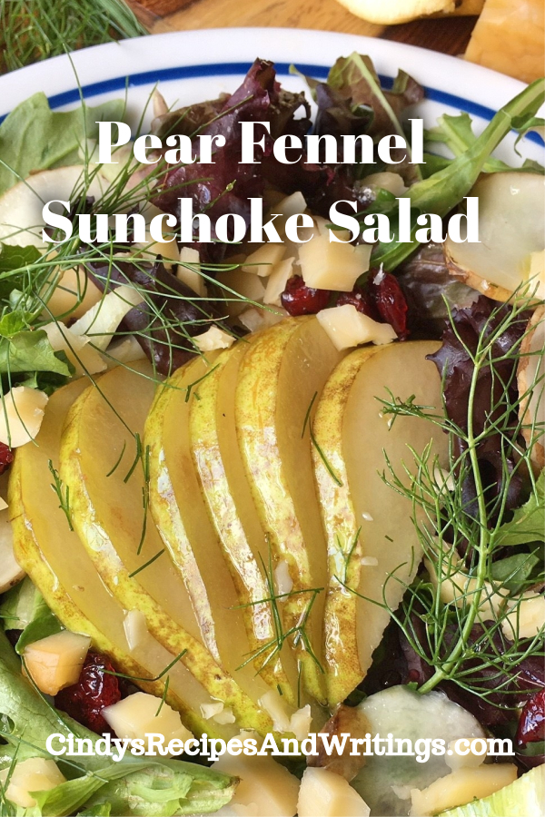 Pear Fennel Sunchoke Salad
