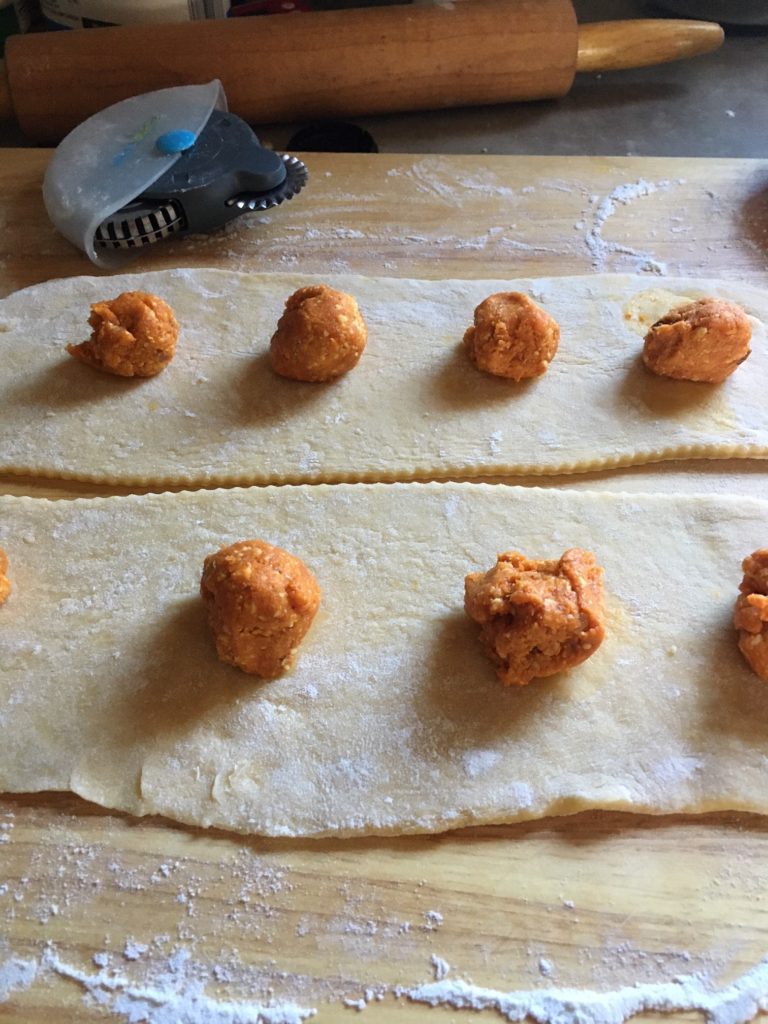 Pumpkin Ravioli filling