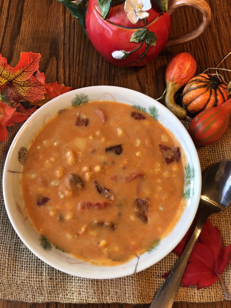 Pumpkin Corn Chowder