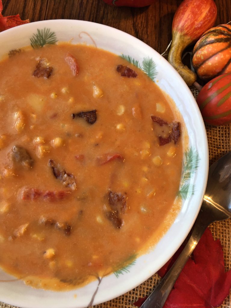 Pumpkin Corn Chowder