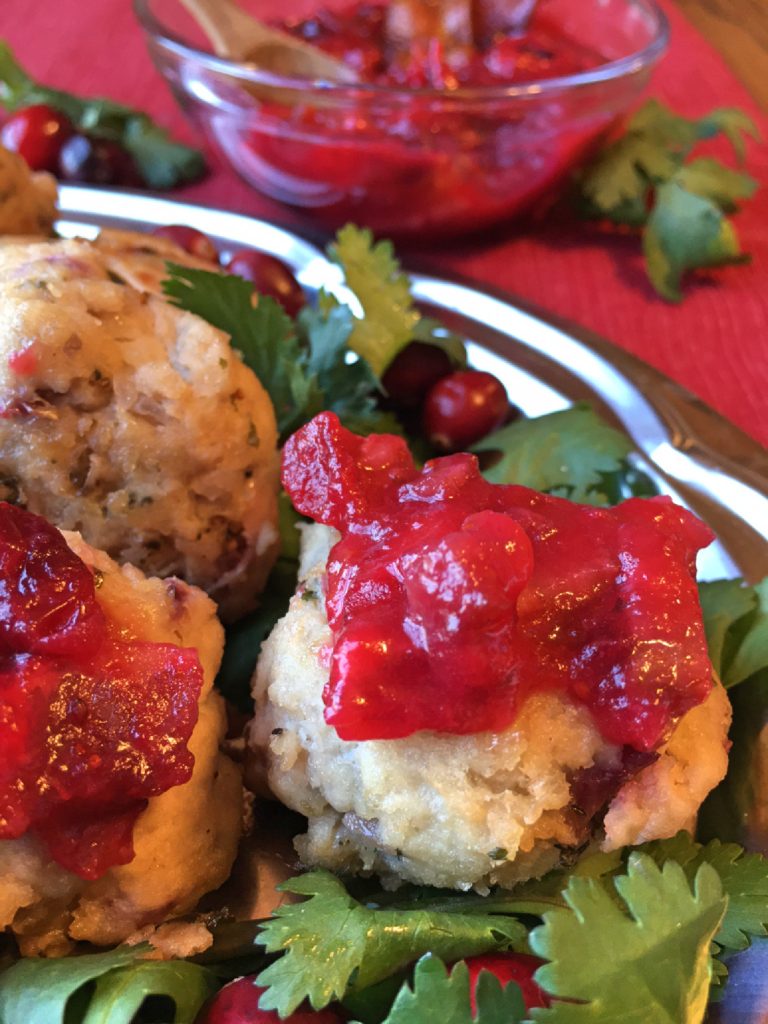 Cranberry Chicken Meatballs