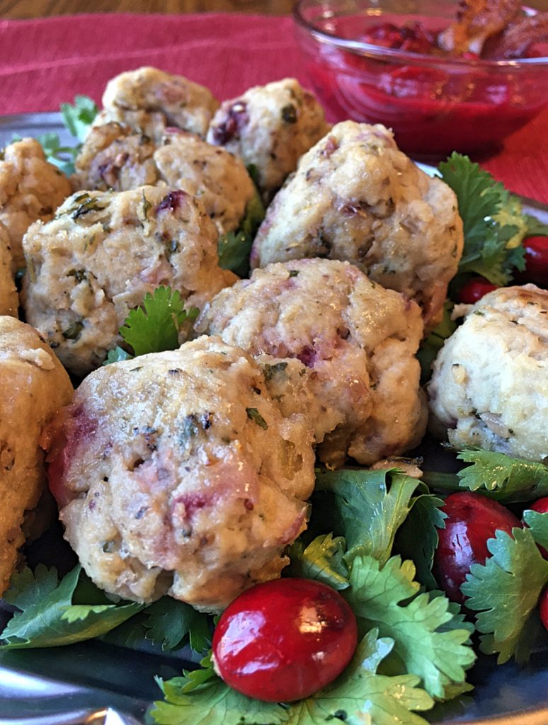 Cranberry Chicken Meatballs