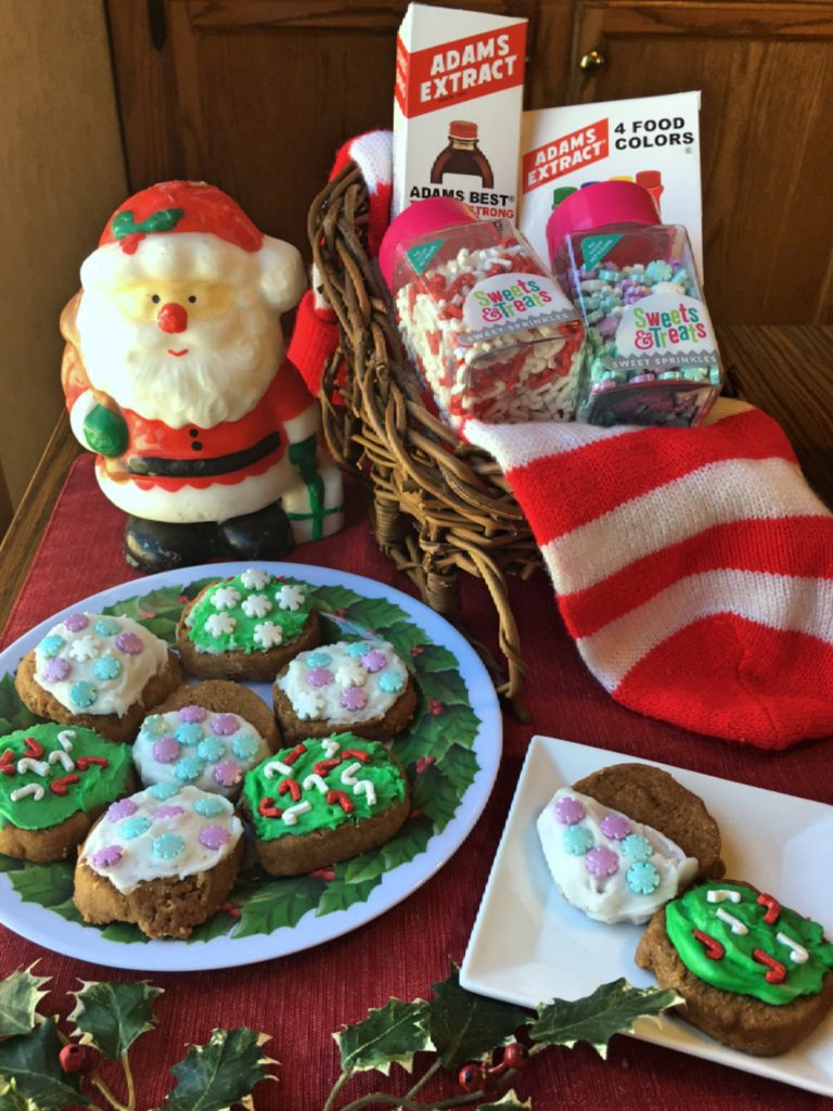Frosty Ginger Cookies