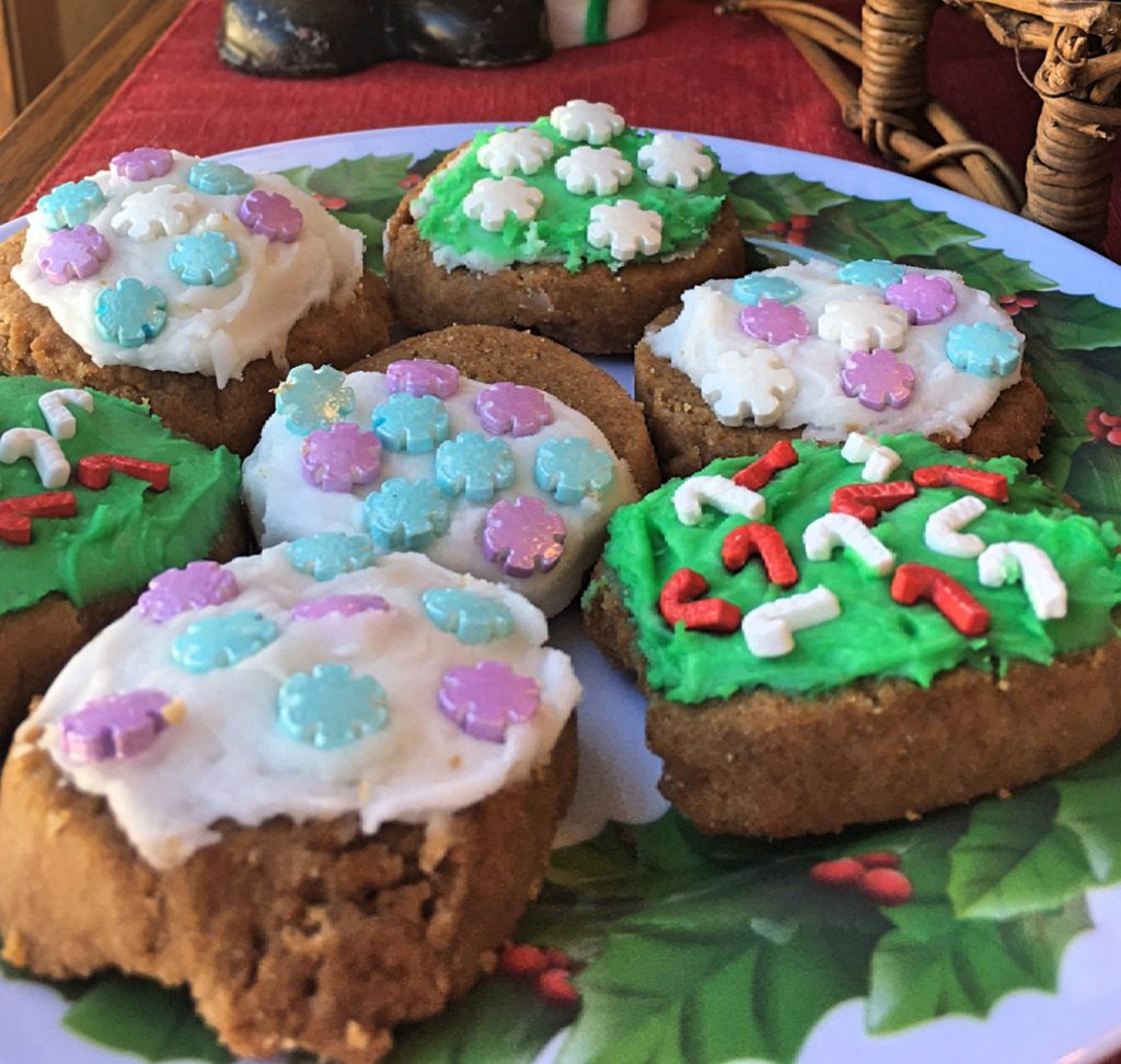 Frosty Ginger Cookies