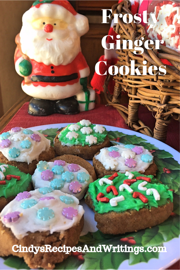 Frosty Ginger Cookies