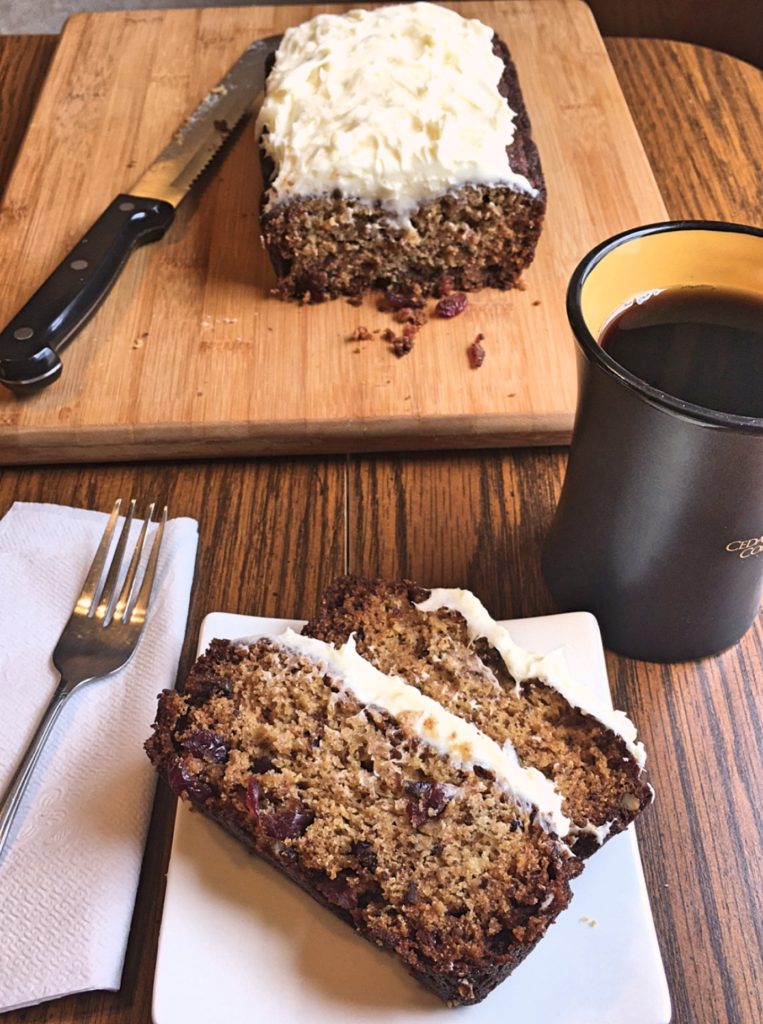 Persimmon Cranberry Quick Bread