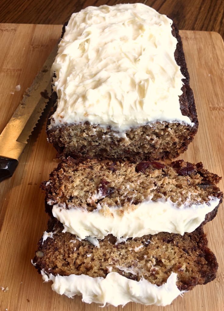 Persimmon Cranberry Quick Bread