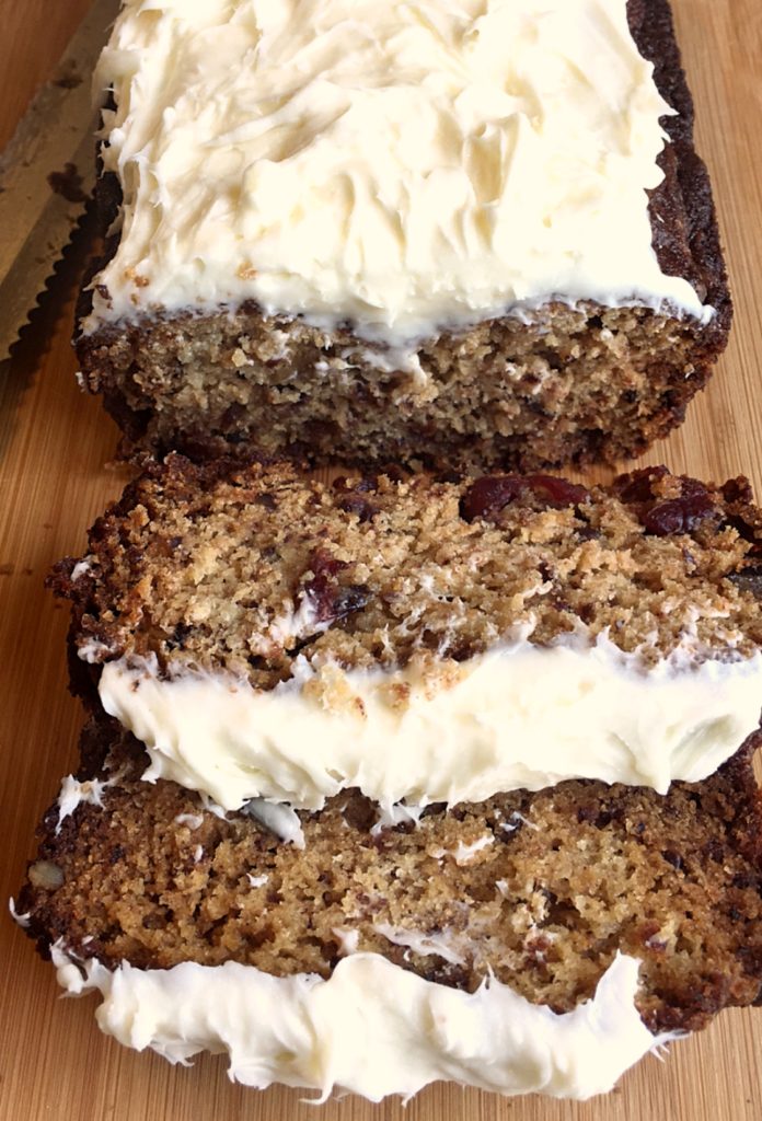 Persimmon Cranberry Quick Bread