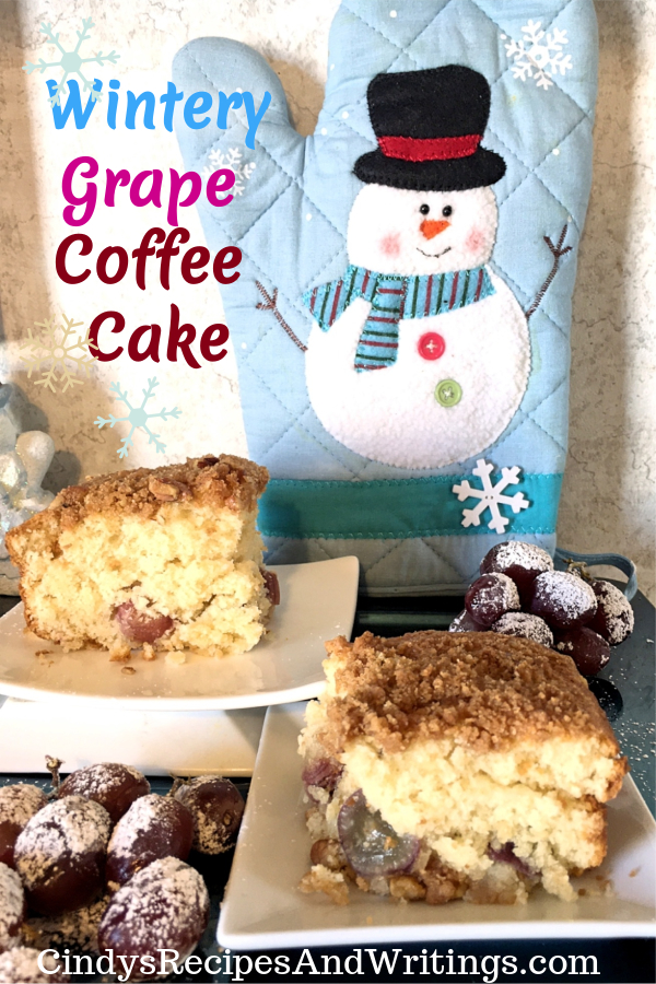 Wintery Grape Coffee Cake