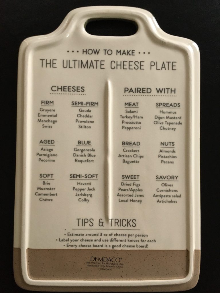 Happy Place Cheese board back