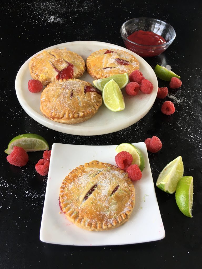 Lime Raspberry Hand Pies