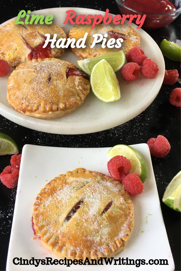 Lime Raspberry Hand Pies