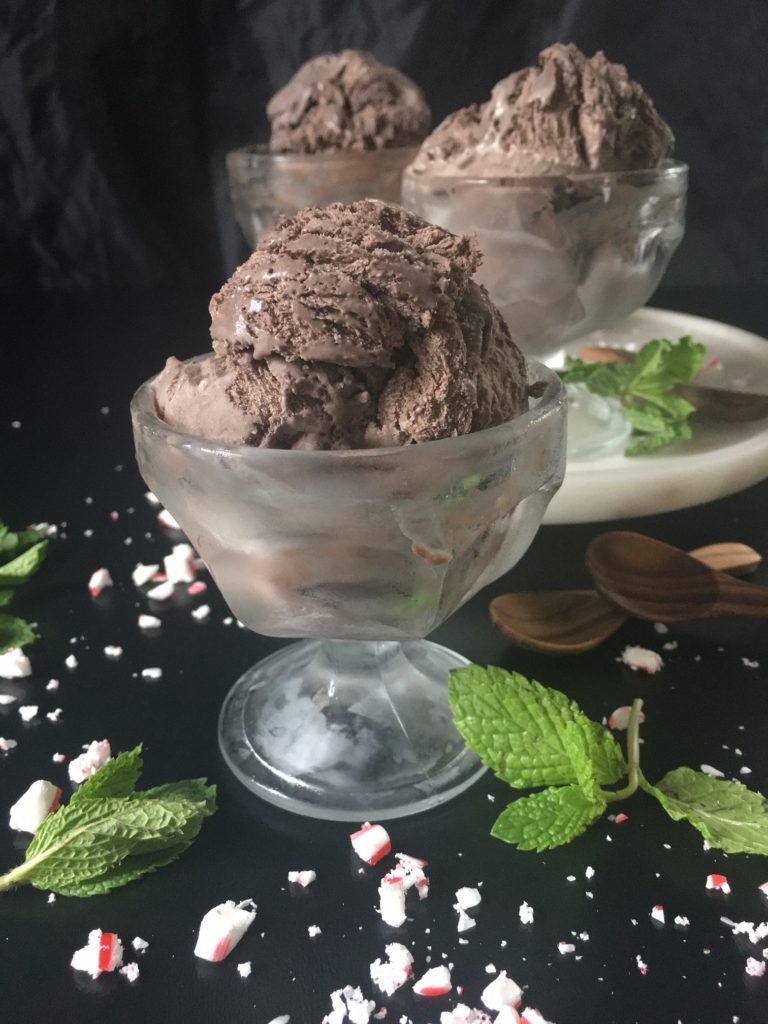 No Churn Mint Chocolate Ice Cream