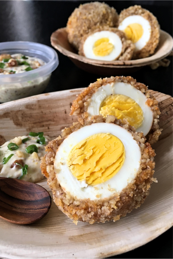 Walnut Scotch Eggs