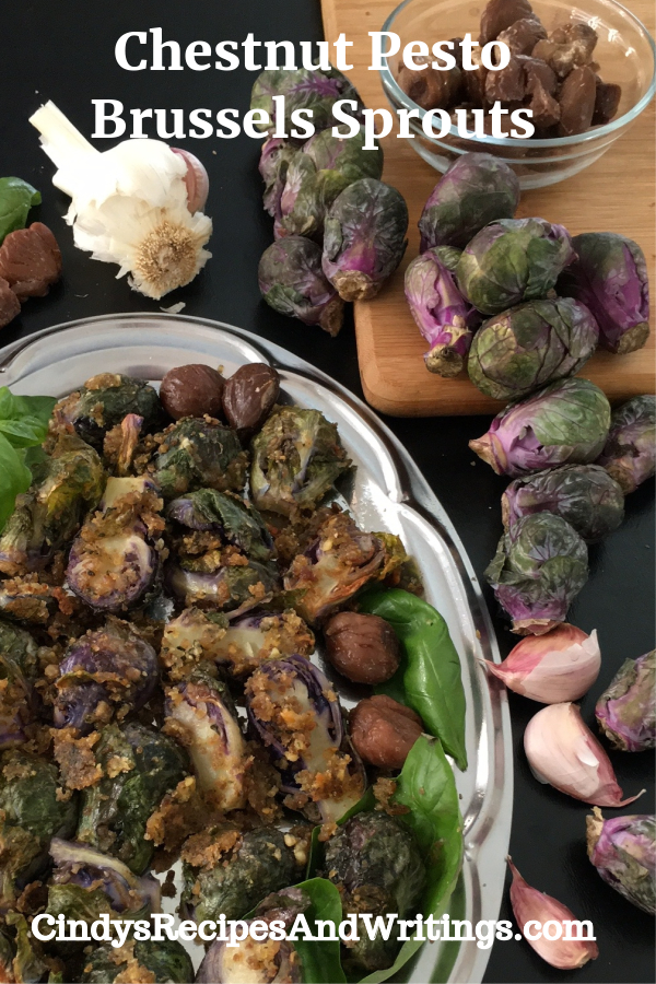 Chestnut Pesto Brussels Sprouts