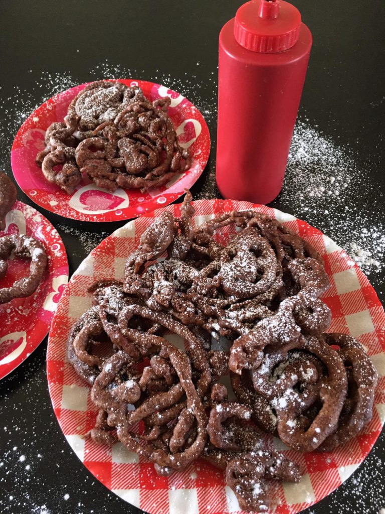 Chocolate Funnel Cake