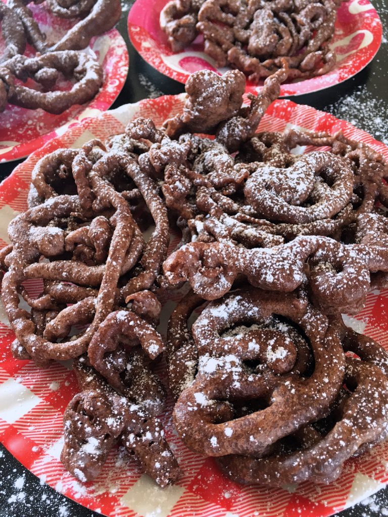 Chocolate Funnel Cake