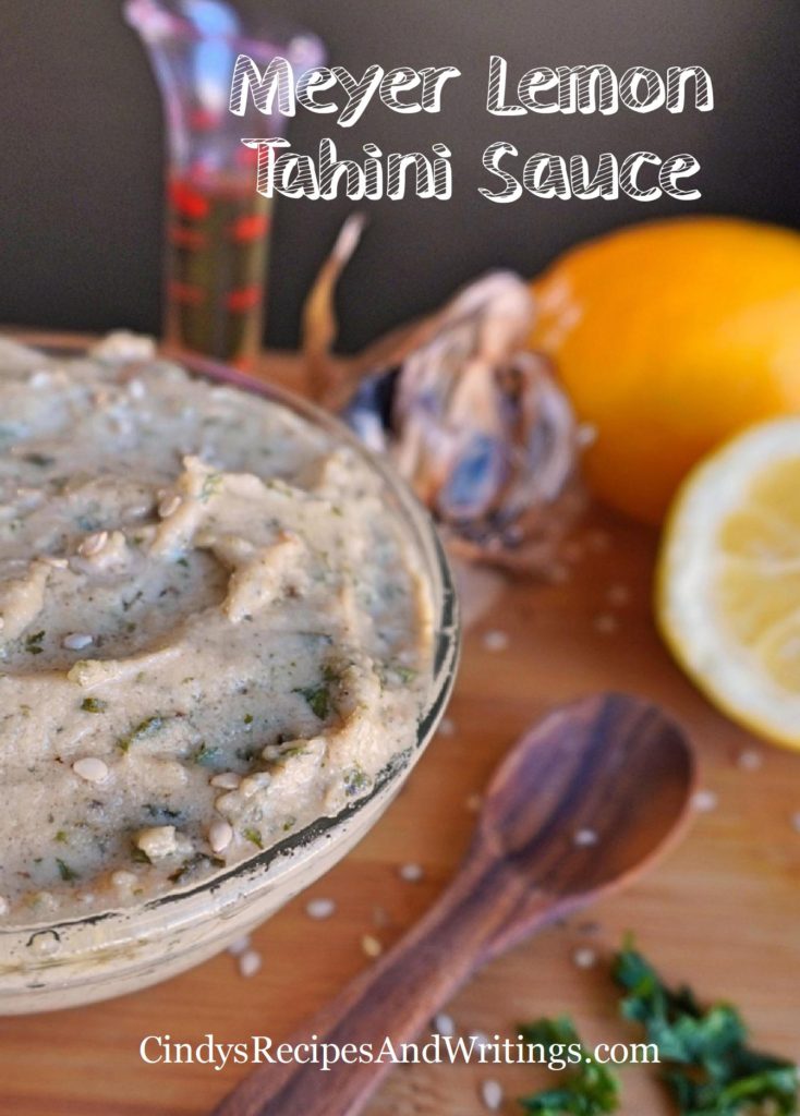 Meyer Lemon Tahini Sauce