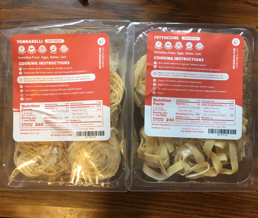 Wildgrain noodles