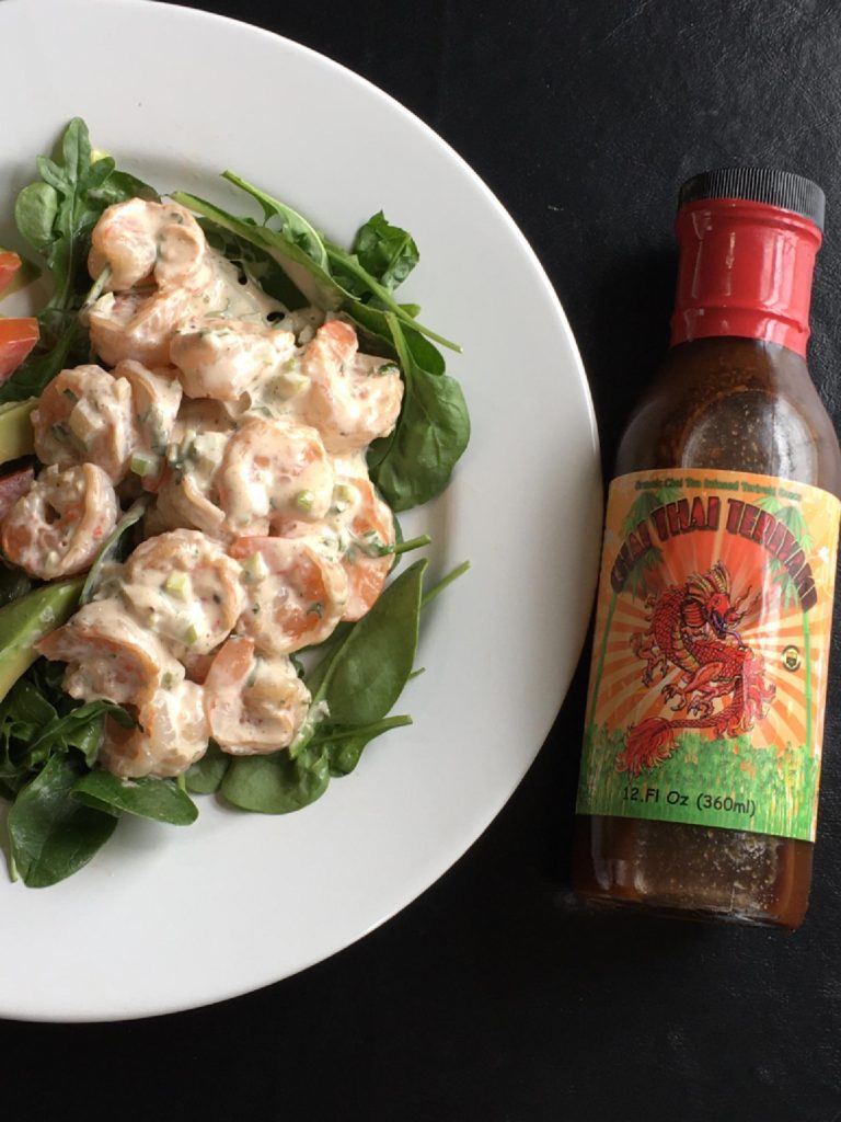 Chai Teriyaki Shrimp Salad