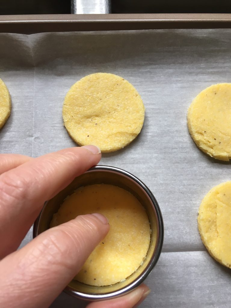 polenta circles