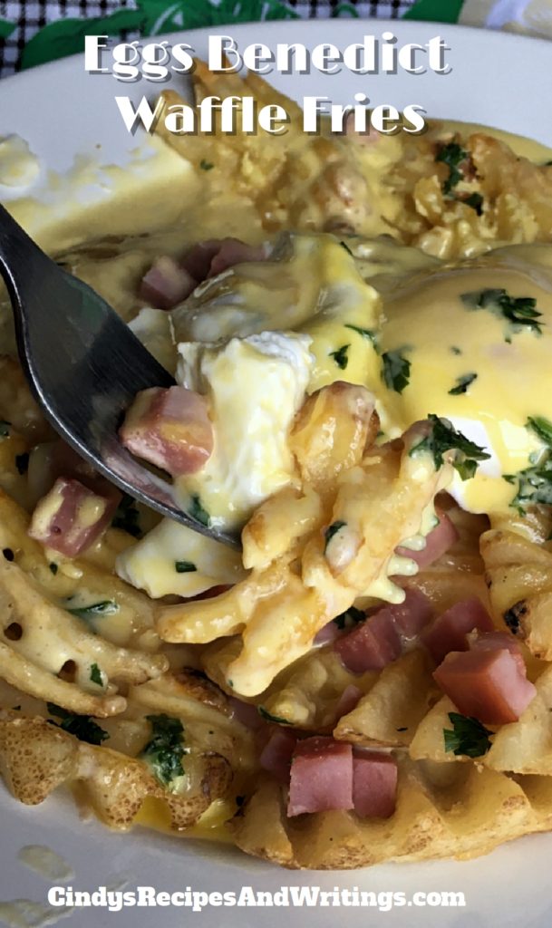 Eggs Benedict Waffle Fries