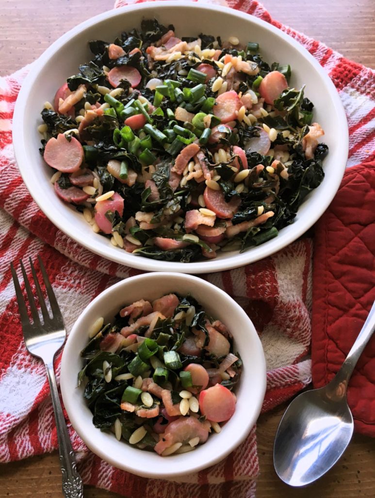 Skillet Bacon Radish Salad