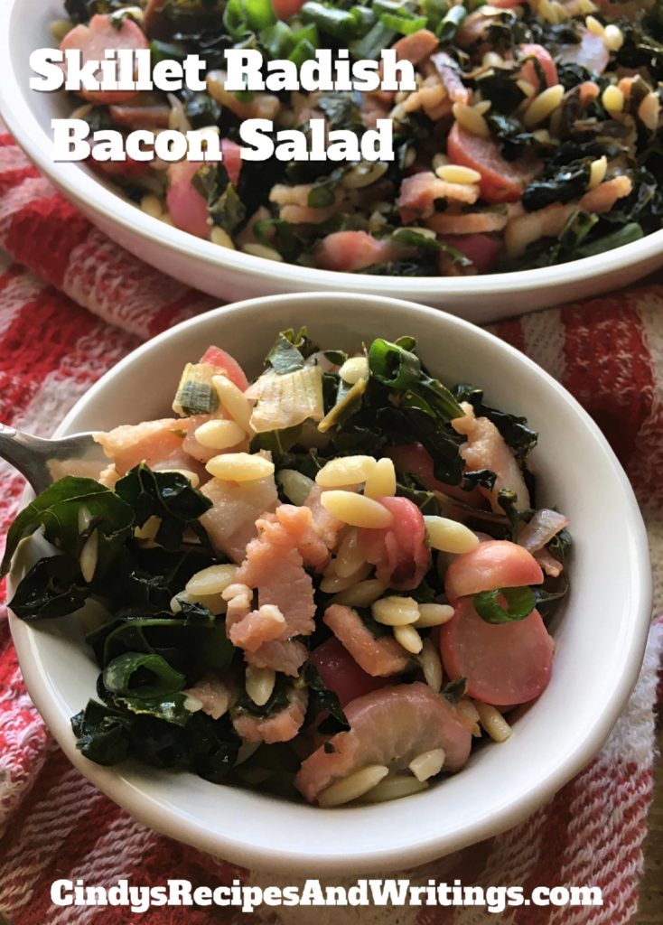 Skillet Bacon Radish Salad