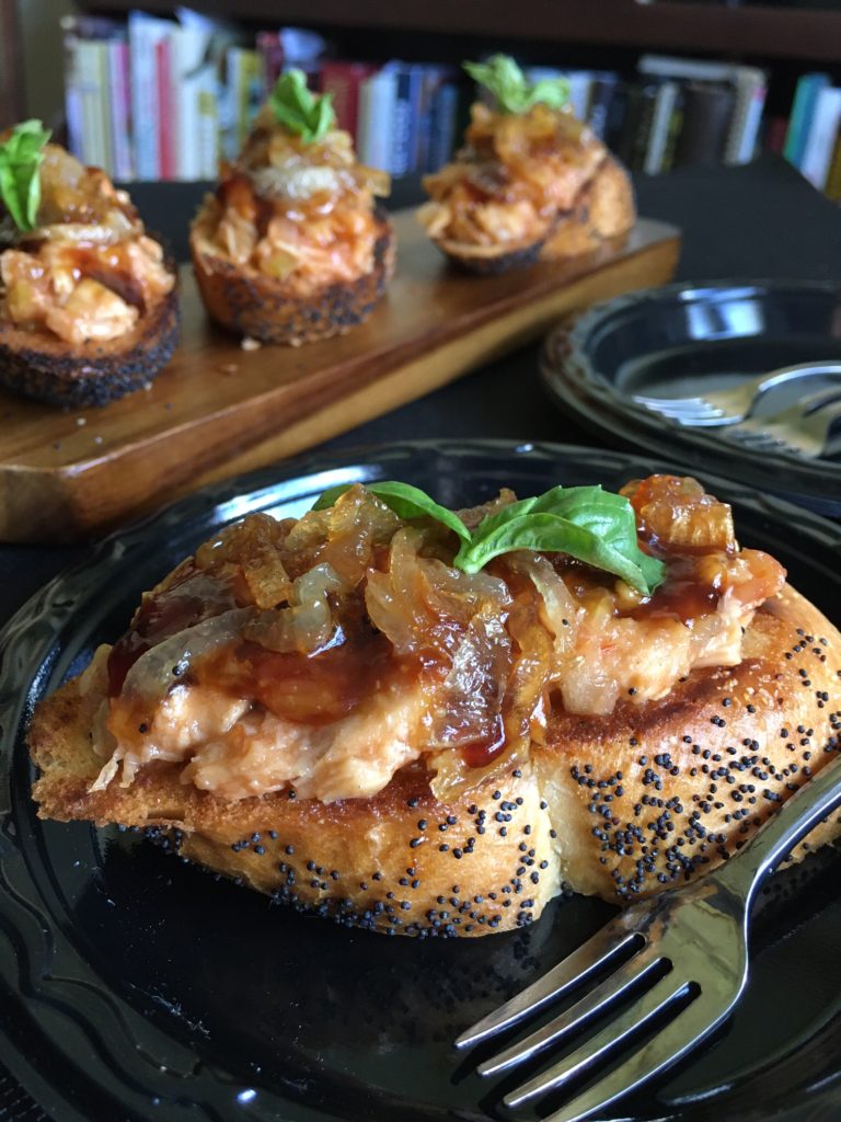 Turkey Barbecue Crostini