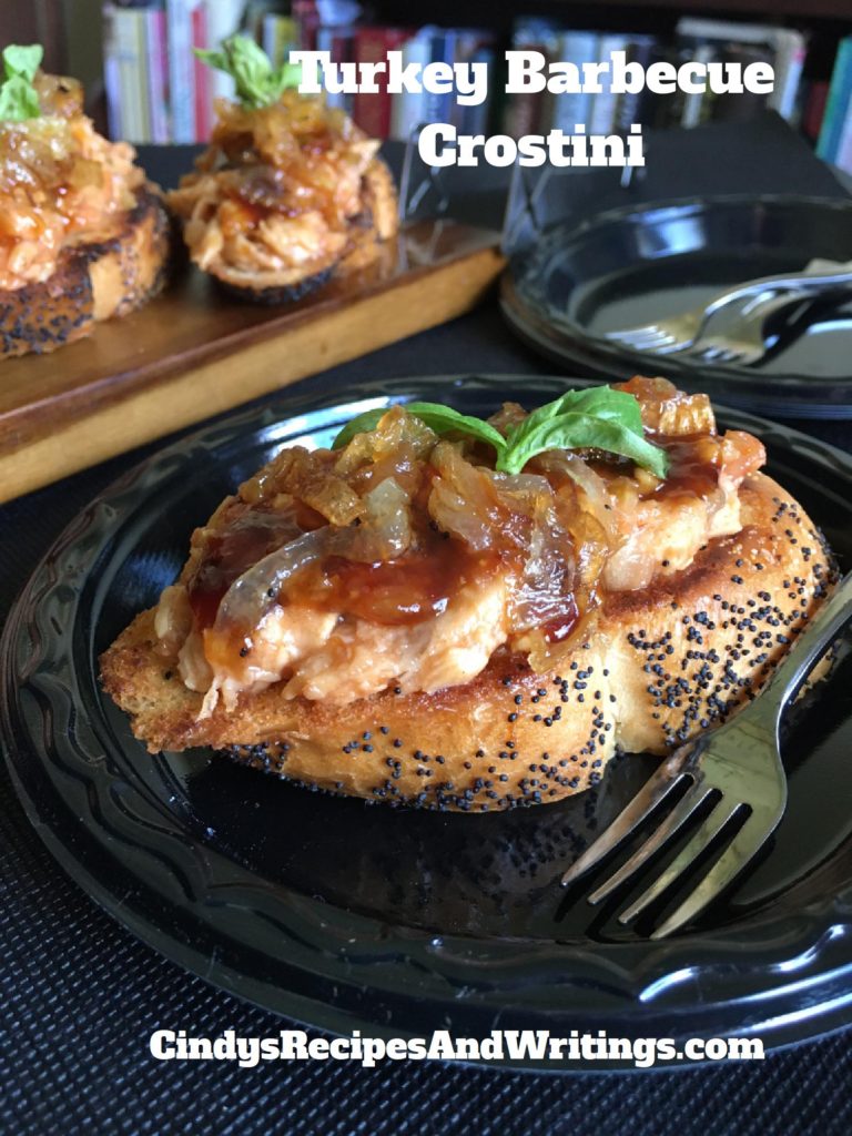 Turkey Barbecue Crostini