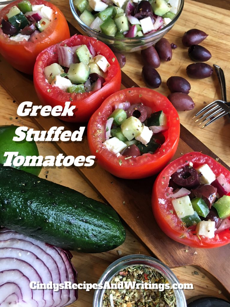 Greek Stuffed Tomatoes