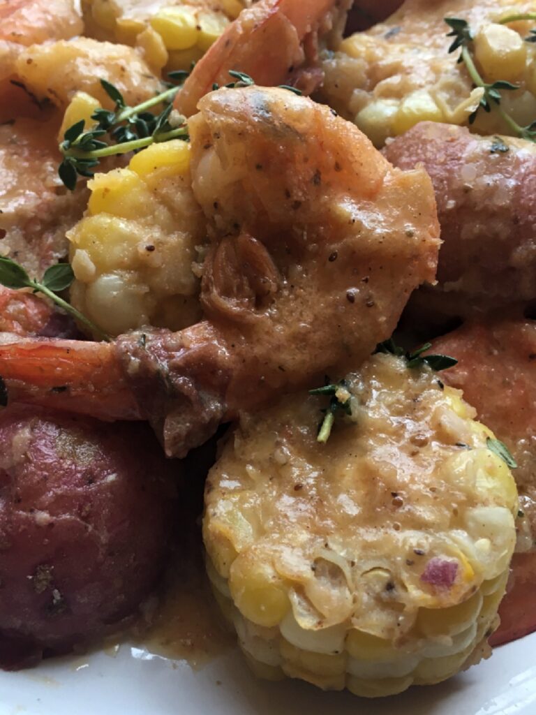 Skillet Shrimp Boil