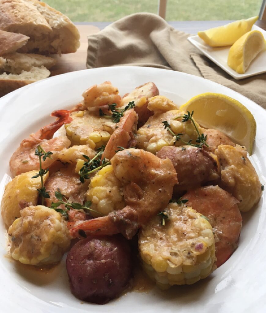 Skillet Shrimp Boil