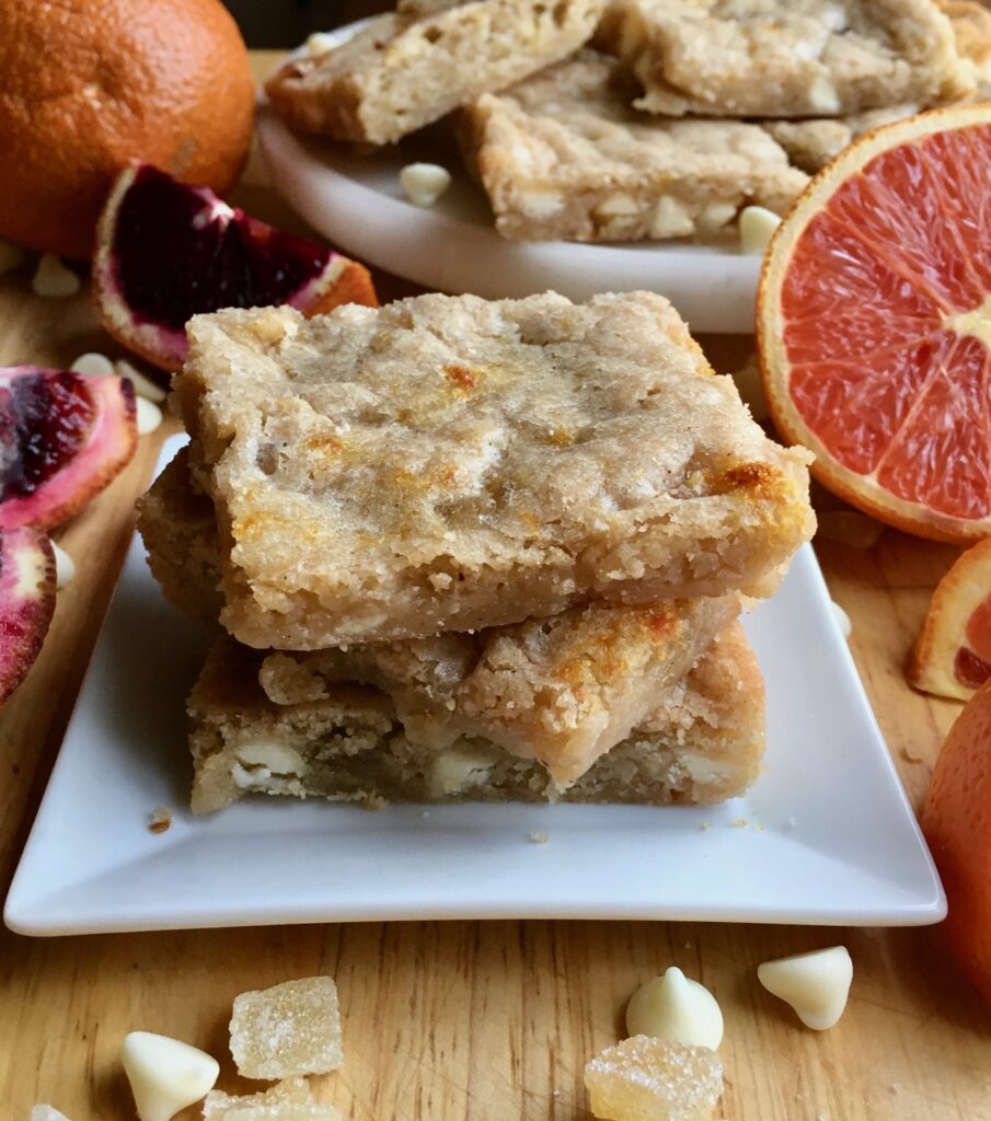 Spiced Orange Blondies