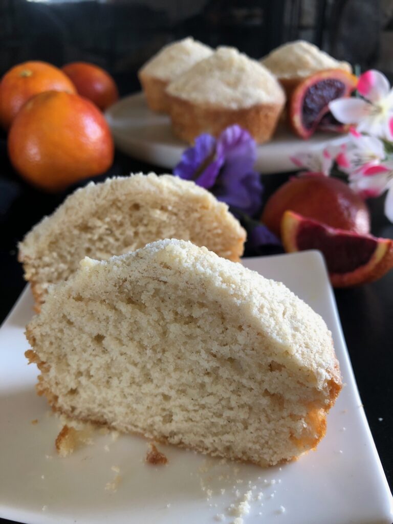 blood orange muffin