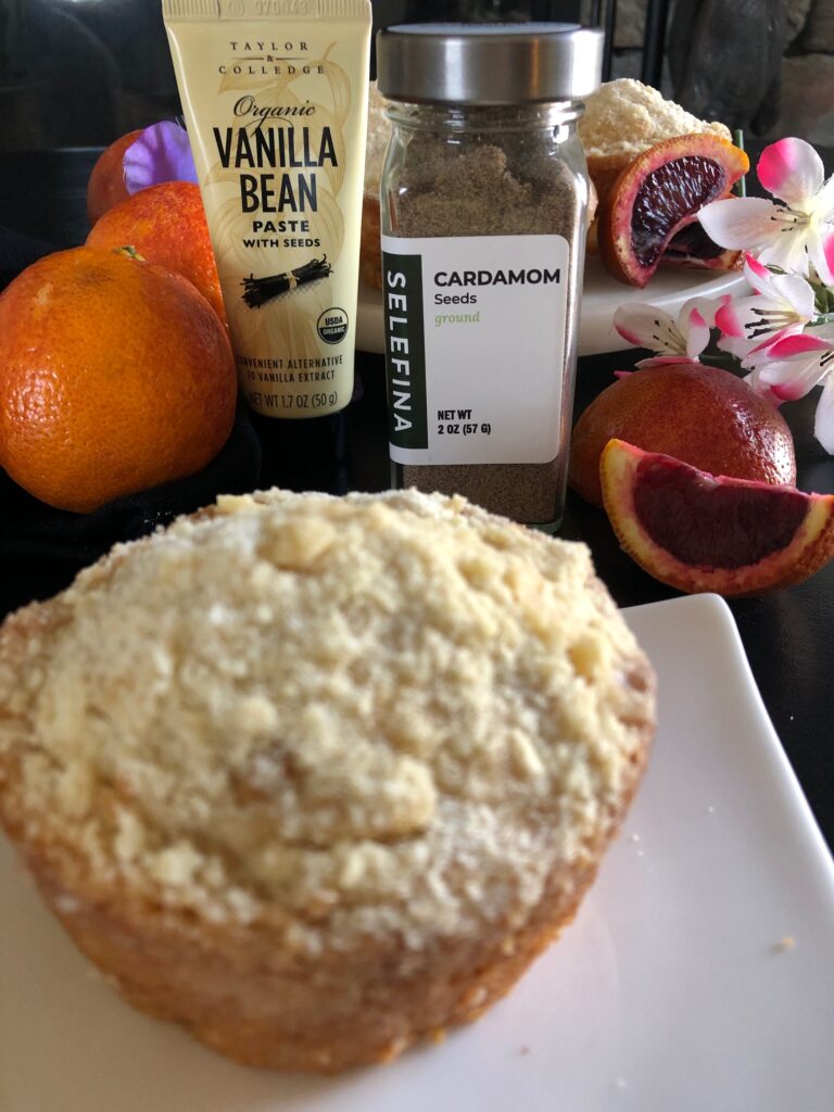 blood orange muffins