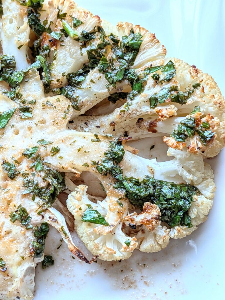 Chimichurri Cauliflower Steak