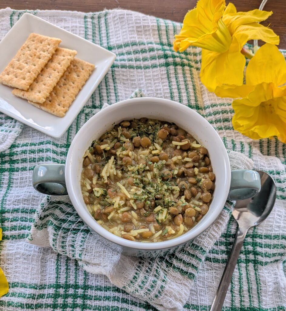 lentil curry rice soup