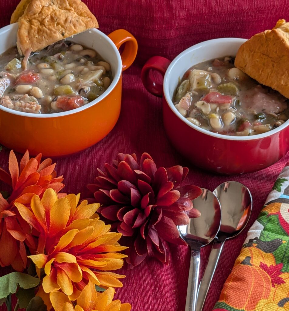 black eyed peas smoked turkey soup