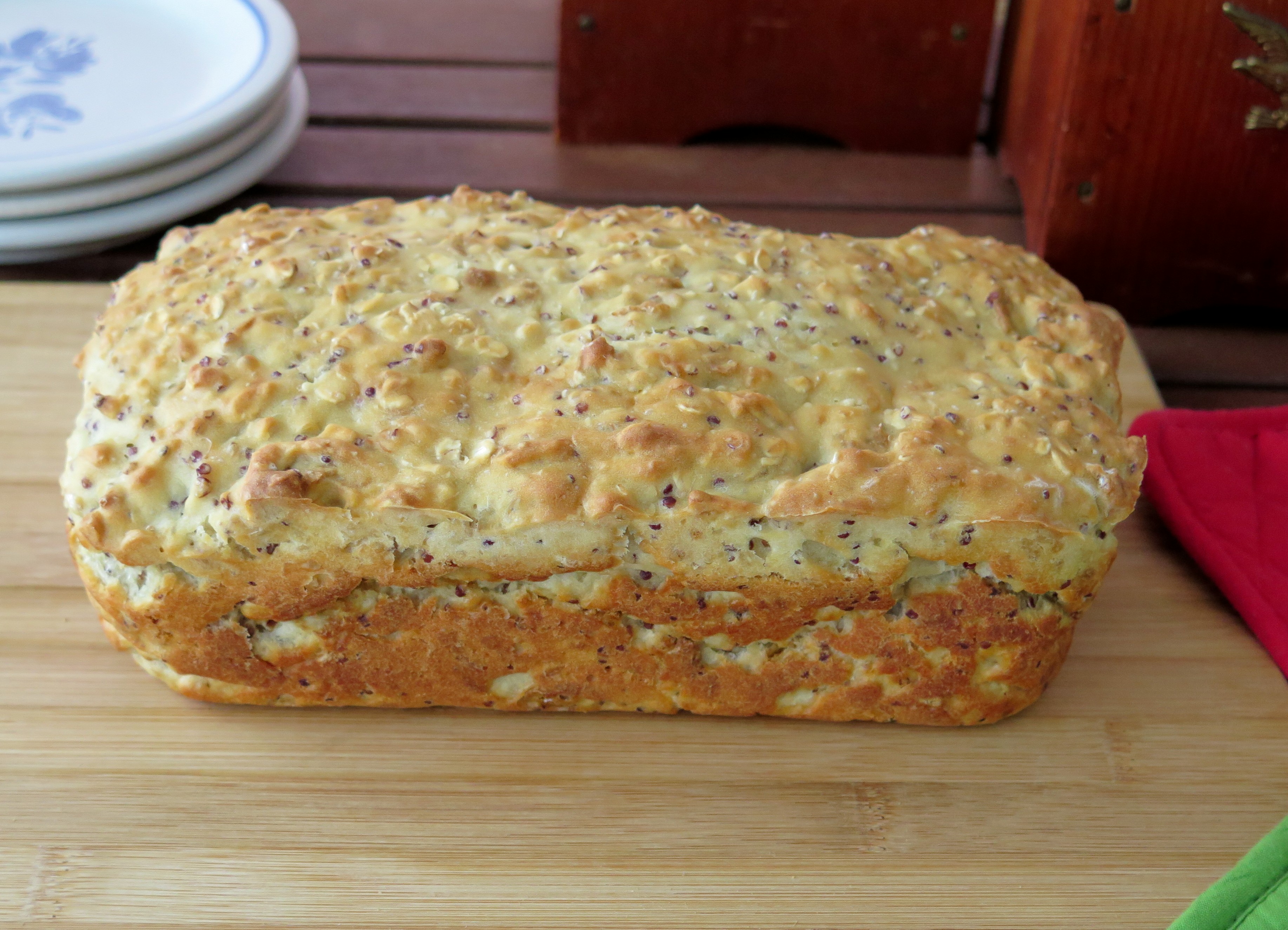Quinoa Oatmeal Bread #Breadbakers - Cindy's Recipes and Writings