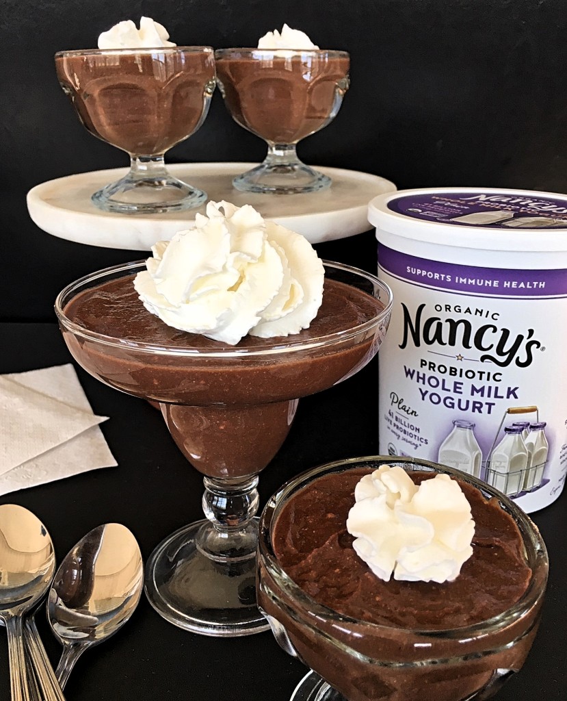 Mint Chocolate Yogurt Pudding #SpringSweetsWeek